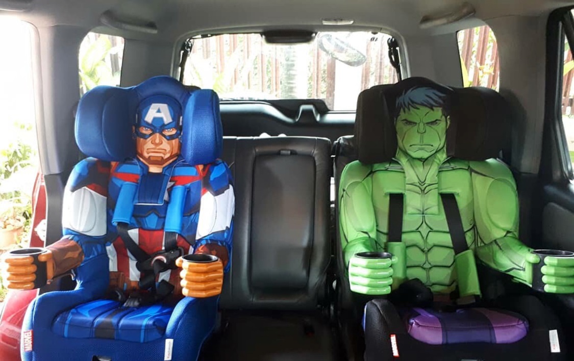 คาร์ซีทสำหรับเด็กโต ลายฮัค ใช้ได้ตั้งแต่1ขวบถึง12ขวบ