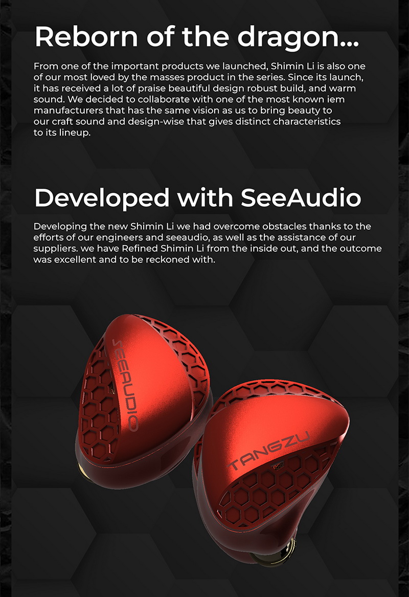 Tangzu x SeeAudio Shimin Li Encounter หูฟังไดนามิก ประสิทธิภาพสูง ประกันศูนย์ไทย