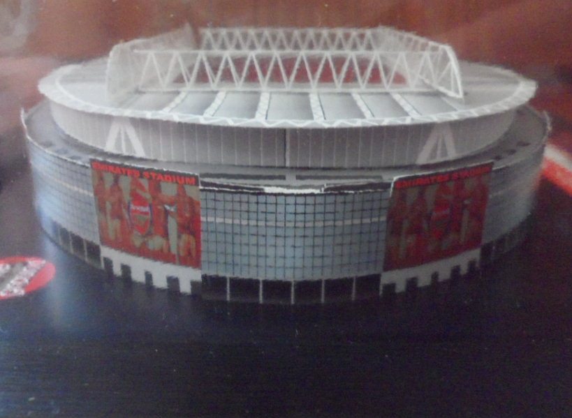 โมเดลสนามฟุตบอล สโมสรอาร์เซนอล - สนามเอมิเรตส์ สเตเดี้ยม ใหม่ / ARSENAL Football Club Football Stadium Model - EMIRATES Stadium NEW