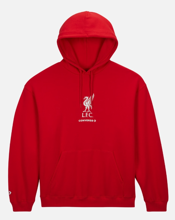 เสื้อฮู้ดลิเวอร์พูล LFC x Converse สีแดงของแท้