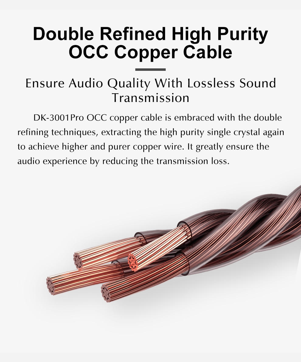 ขาย DUNU DK-3001 PRO หูฟัง 5 ไดรเวอร์ (4BA+1DD) รองรับ Hi-Res