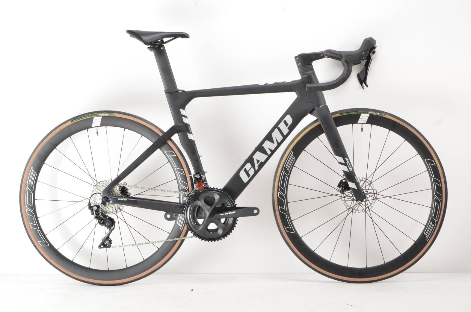 จักรยานเสือหมอบ CAMP ACE DISC Carbon Roadbike เกียร์ Shimano 105 2*11 สปีด ล้ออลู (Model 2022)
