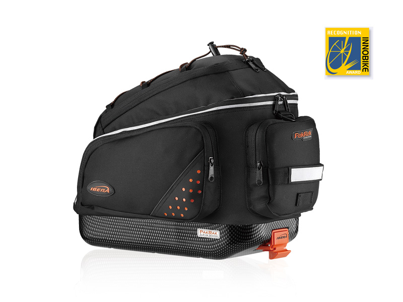 กระเป๋าวางบนตะแกรง กระเป๋าติดตะแกรงหลังปลดเร็ว ขั้นเทพ IBERA PakRak Commuter Bag, IB-BA11, 17L มาพร้อมผ้าคลุมกันฝน