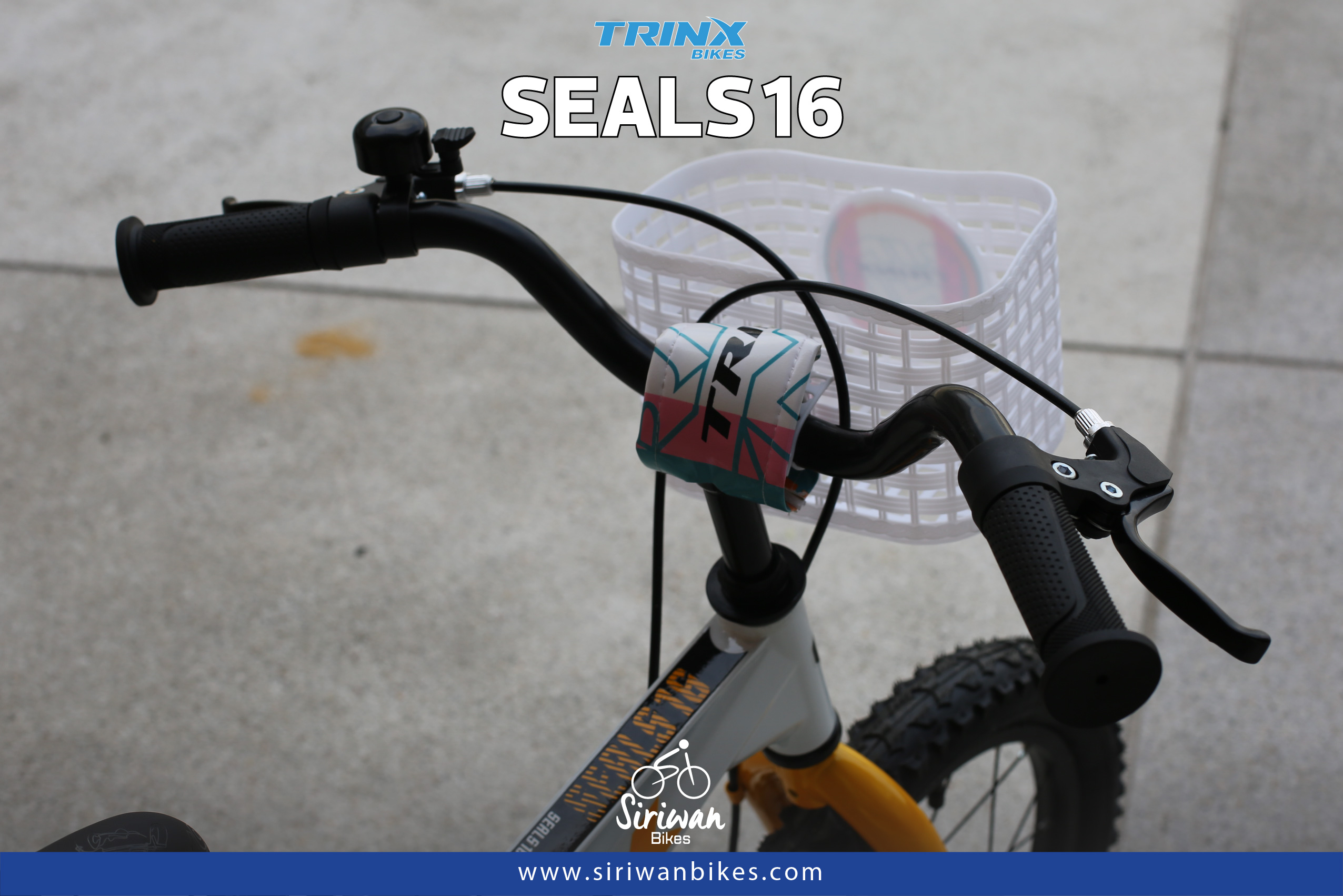 จักรยานเสือภูเขาเด็ก TRINX SEALS 16D เฟรมแมกนีเซียม (ดิสก์สาย) 16 นิ้ว 2023