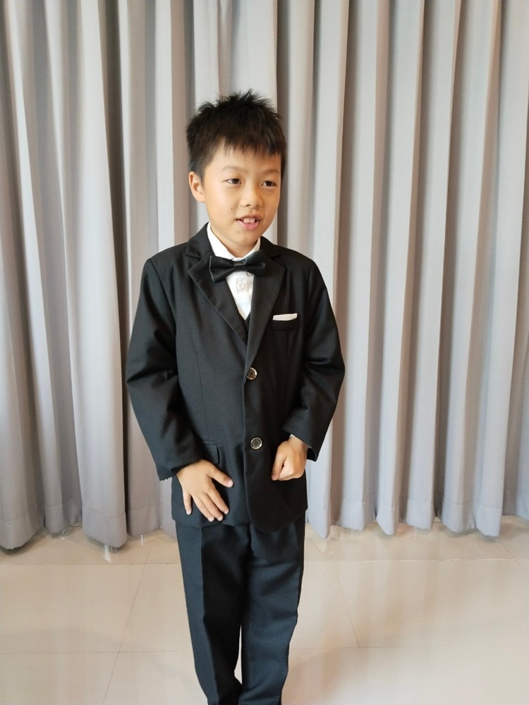 พร้อมเช่า ชุดสูทเด็กชาย สีดำ ** พร้อมเช่า ไซส์ 110, 120, 130, 140 , 150 , 160 ,170 **
