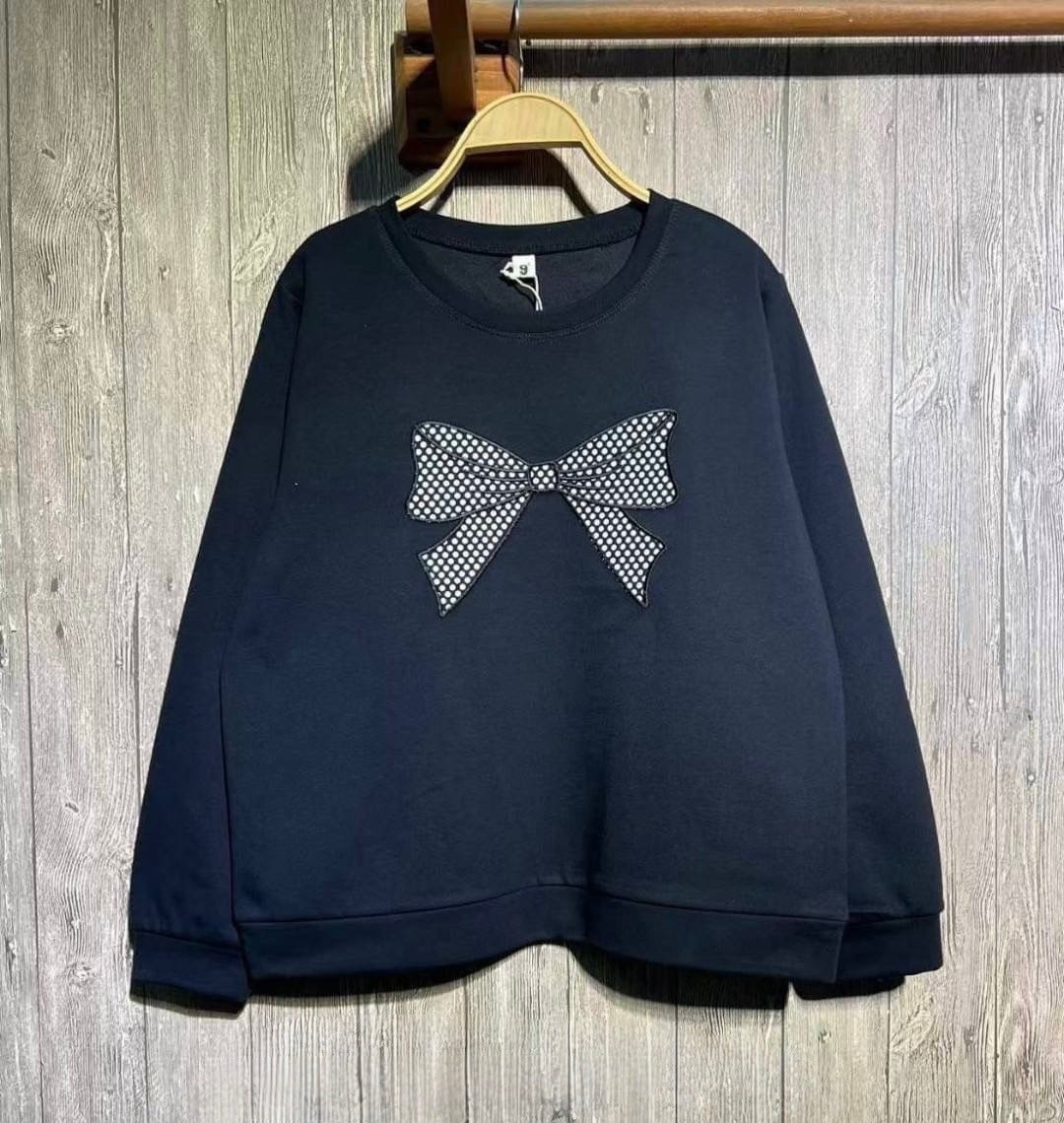 เสื้อยืดปักลายโบว์ 9am