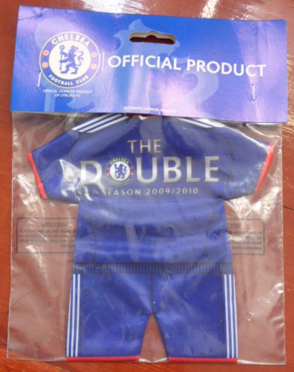 มินิคิต ชุดเสื้อติดกระจก ฟุตบอล สโมสรเชลซี - THE DOUBLE SEASON 2009/10 ใหม่ / CHELSEA Football Club Mini Kit - THE DOUBLE SEASON 2009/10 NEW