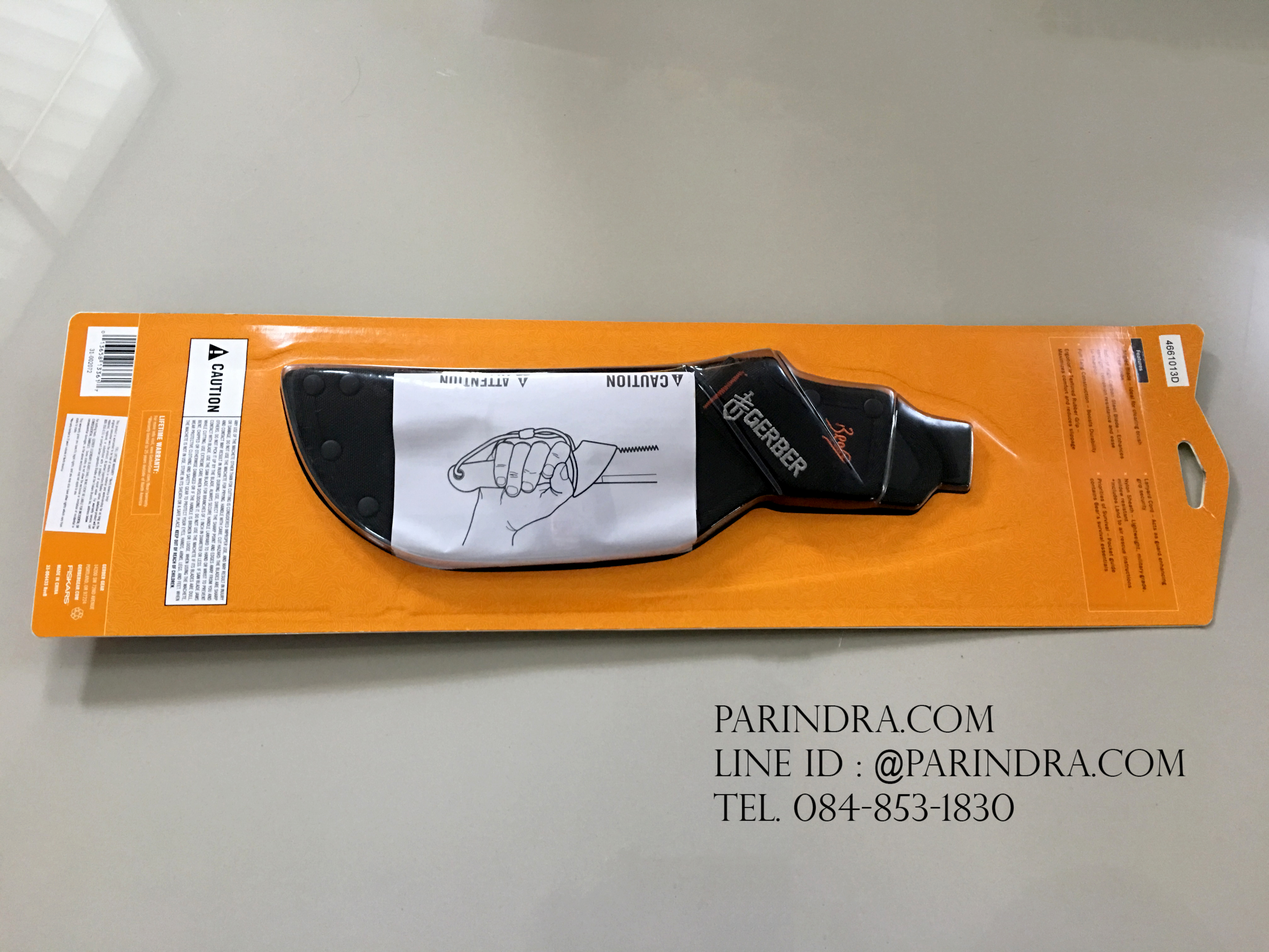 มีดเดินป่า 15 นิ้ว GERBER BEAR GRYLLS COMPACT PARANG, NYLON SHEATH (ของแท้)