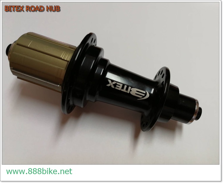 ดุมเสือหมอบ BITEX Road Hubs 2017 ,RAF10/RAR12, 7-11speeds Key Hole รองรับซี่กลมและแบน, 20/24h, 32/32h