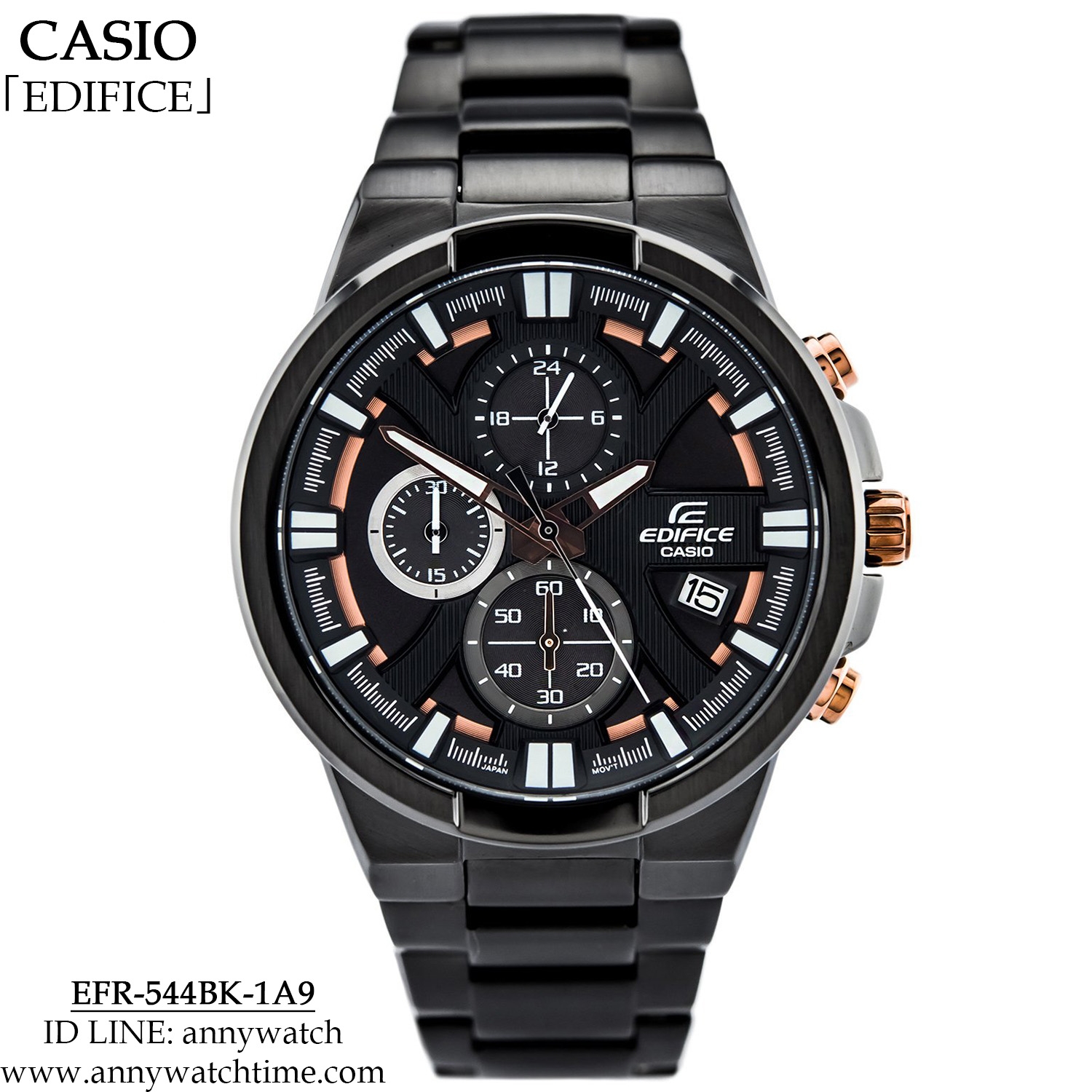 EDIFICE EFR-544BK-1A9