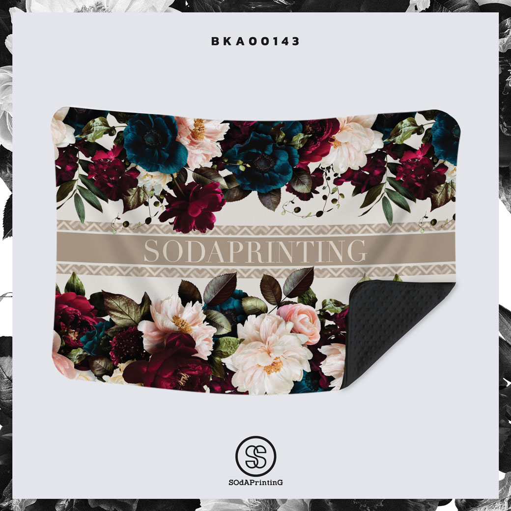 ผ้าห่ม RASPBERRY COLLECTION ใส่ชื่อได้ รหัส BKA00143 #SOdAblanket #SOdAPrintinG