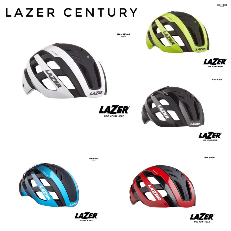 หมวก LAZER CENTURY Cycling helmet ขนาด S, M, L ปี 2019