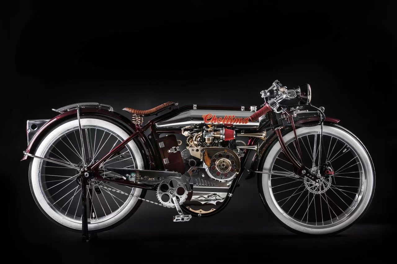 มอเตอร์ไซค์ CHOLLIMA Monster Chopper Bike เครื่องยนต์ 6.5HP Motor 212CC ถังน้ำมัน 15L Gas Tank ปั่นได้ บิดได้