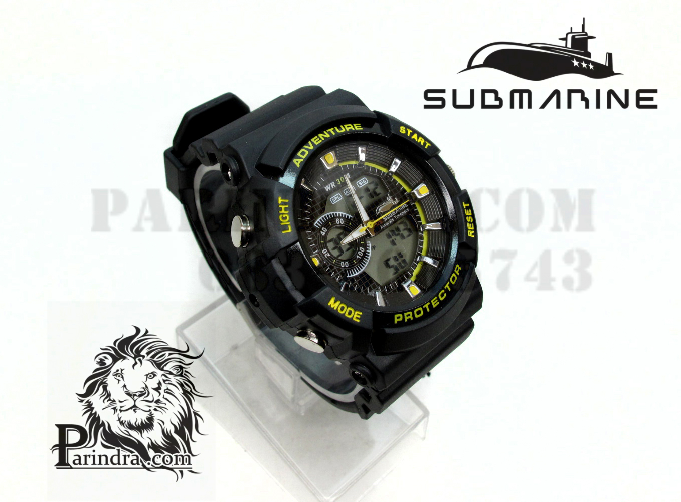 US submarine Protector รุ่น TP3147M สีดำตัดเหลือง