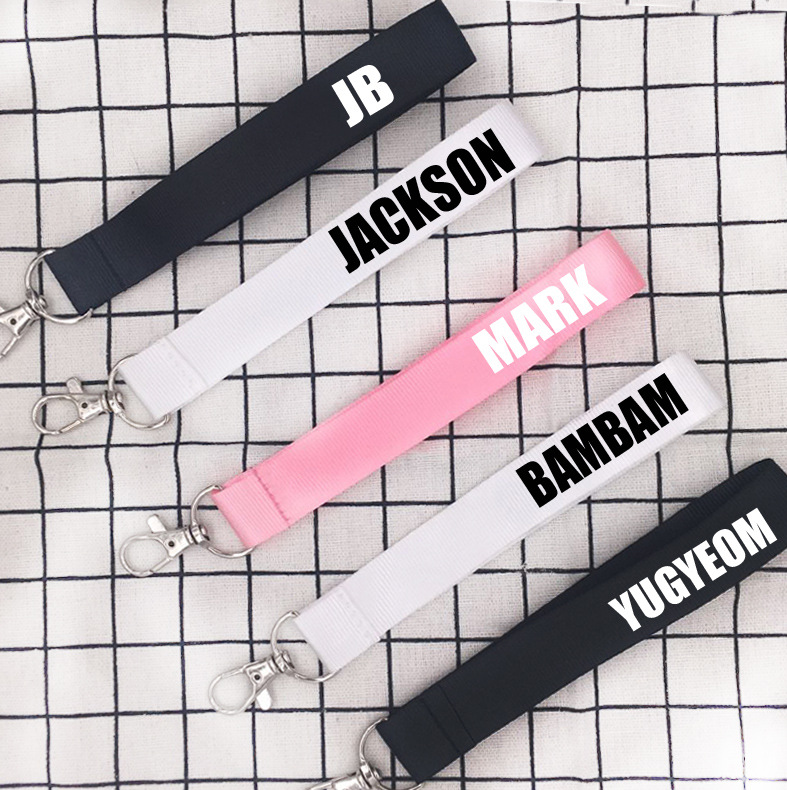 Name Tag สายคล้องมือ GOT7 (สกรีนขาว)