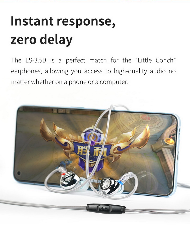 FiiO LS-3.5B สายอัพเกรดหูฟัง พร้อมไมค์และ in-line ในตัว ขั้ว 2พิน0.78 ประกันศูนย์ไทย