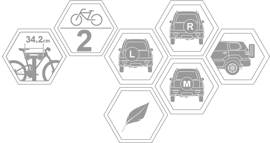 แร็คบรรทุกจักรยาน BUZZRACK Beetle 4x4 Car Bike Rack แร็คแขวนจักรยานติดท้ายรถ แขวนได้ 2 คัน รุ่น บีเทิล