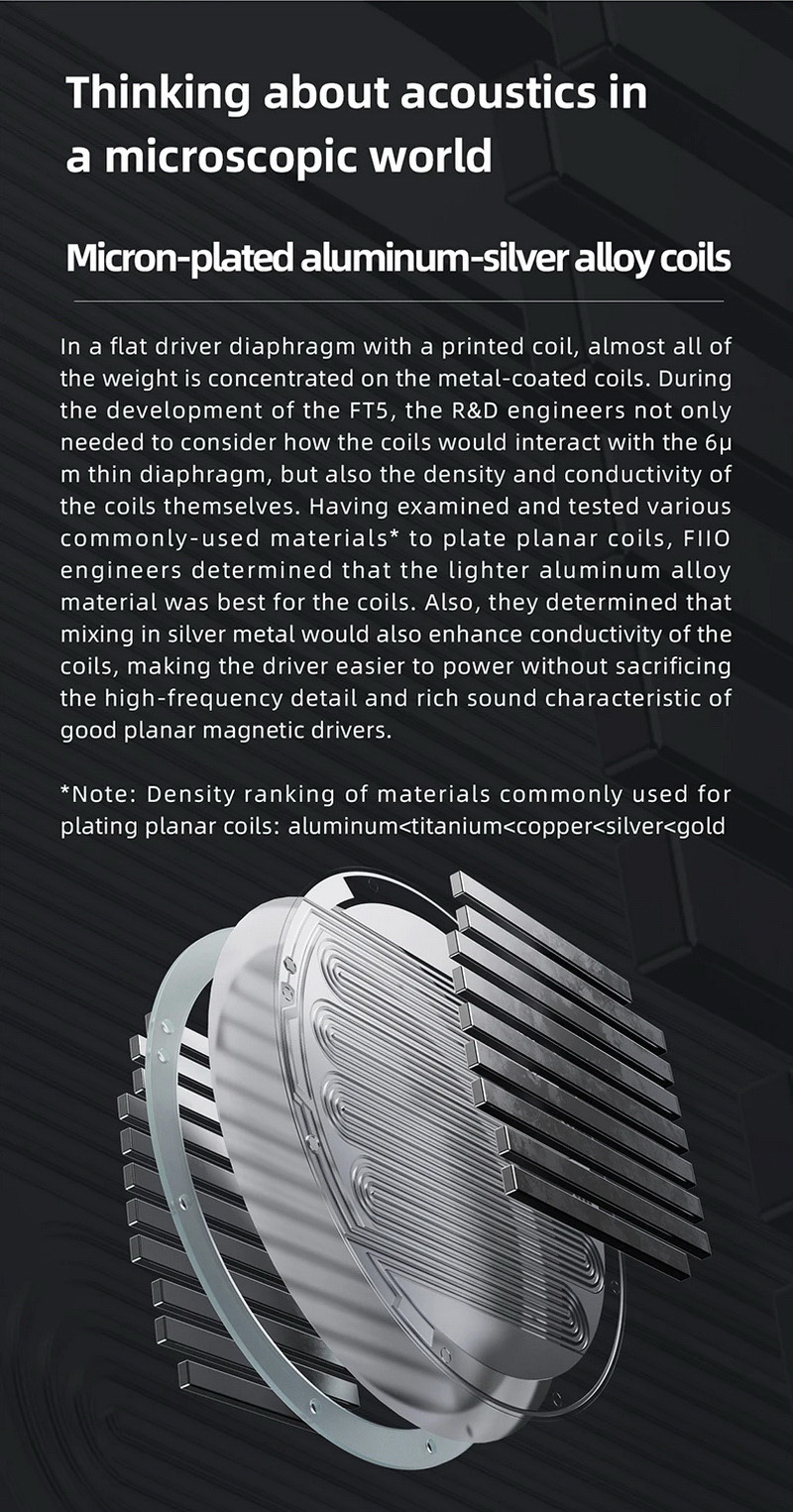 FiiO FT5 หูฟัง Headphones ไดรเวอร์ Planar 90 mm รองรับ Hi-Res ประกันศูนย์ไทย