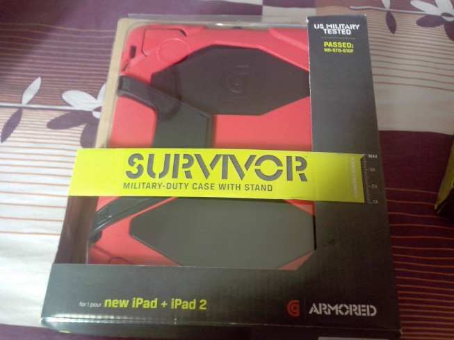 ขาย Griffin Survivor เคส iPad Gen 2 3 4 (New iPad) เคสพันธุ์อึด มาตรฐานทหาร USA/UK กันรอย กันกระแทก 3ชั้น อุ่นใจ