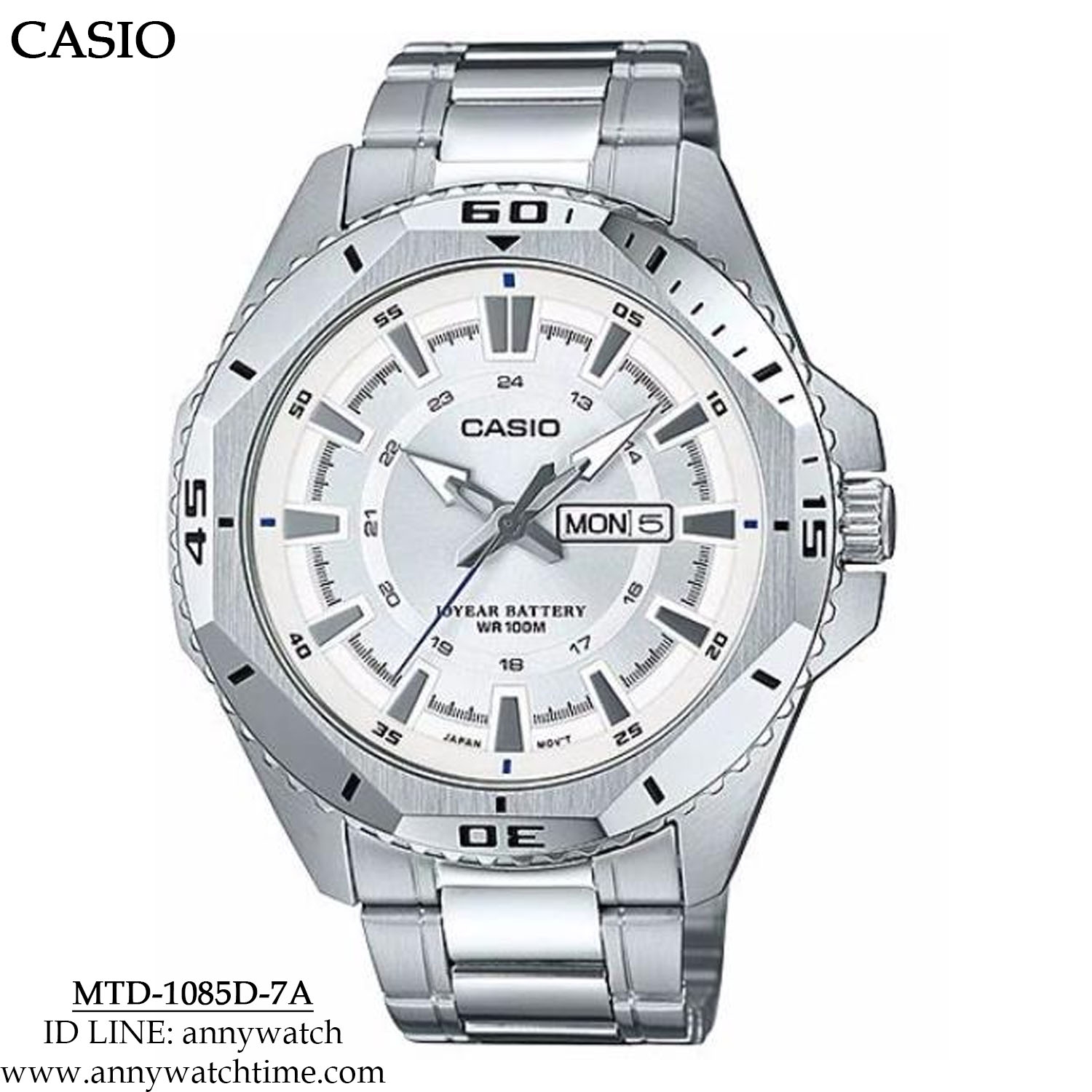 CASIO MTD-1085D-7A