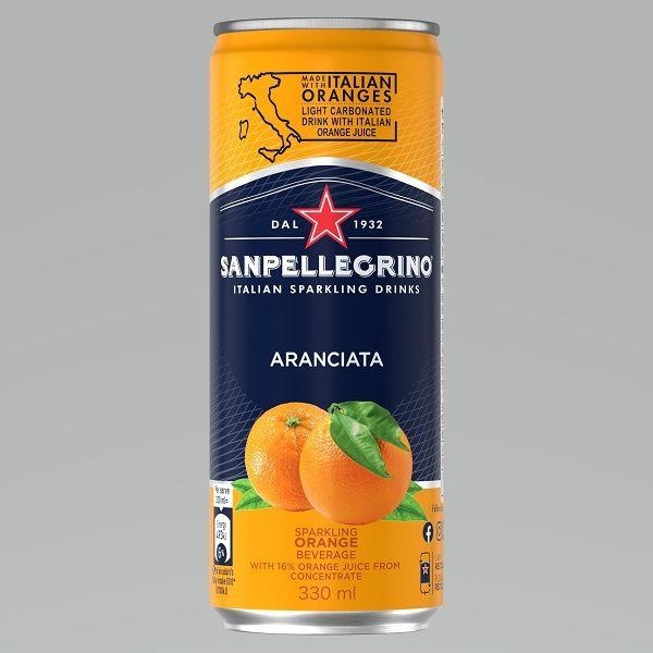 น้ำส้มซานเปเลกรีโน สปาร์คกลิ้งดริงค์🍹💫 Sanpellegrino Italian Sparking Aranciata 330 ml ✨🍊