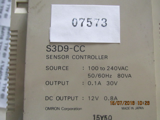 PLC “ OMRON ” รุ่น S3D9-CC