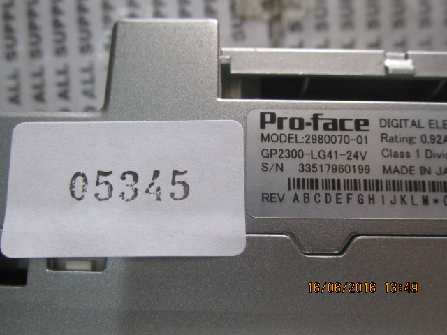 LCD TOUCH SCREEN “ PROFACE ” รุ่น GP2300-LG41-24V