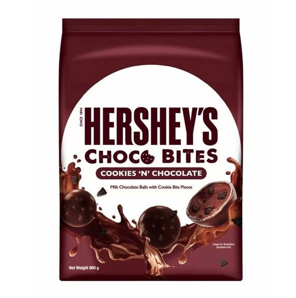 พร้อมส่ง!! HERSHEY’S CHOCO BITES 900 g คุกกี้ช็อกโกแลตบอล หอมเข้มเต็มคำจากอเมริกา