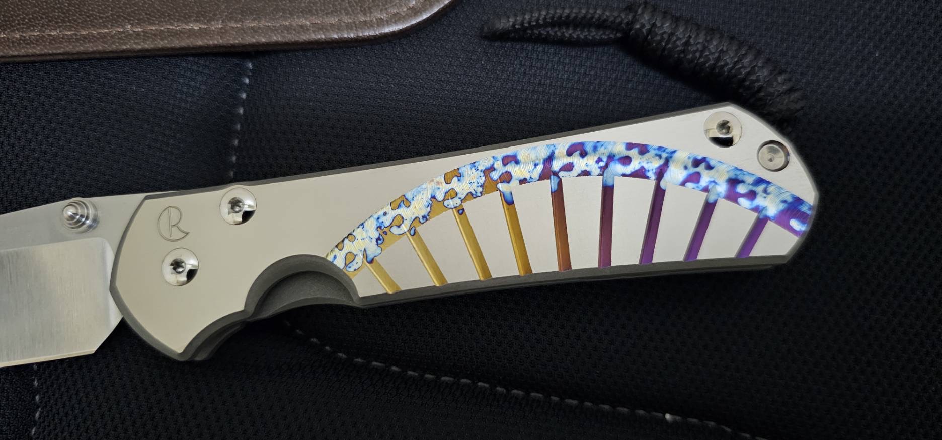 Chris Reeve Knives Large Sebenza 31 Unique Graphic Drop Point MagnaCut