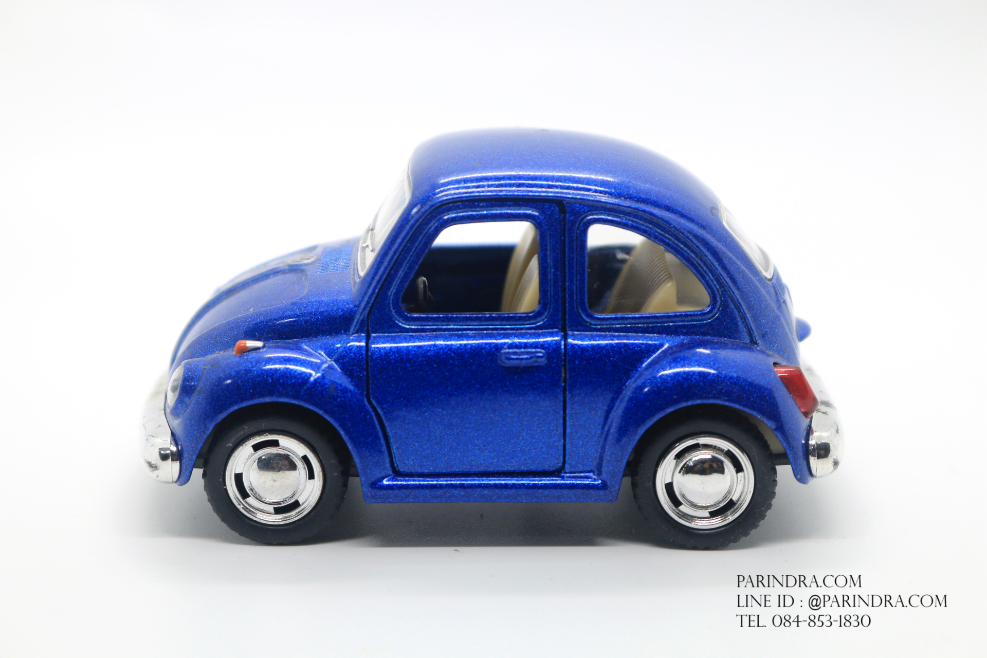 โมเดลรถเหล็ก รถเต่า Volkswagen 1967 ย่อส่วน Short Body สีน้ำเงิน