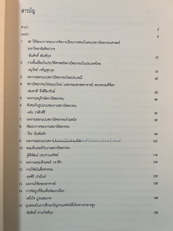 สี่ทศวรรษ สถาปัตย์ ศิลปากร / ผลงานนักศึกษาเก่าและอาจารย์