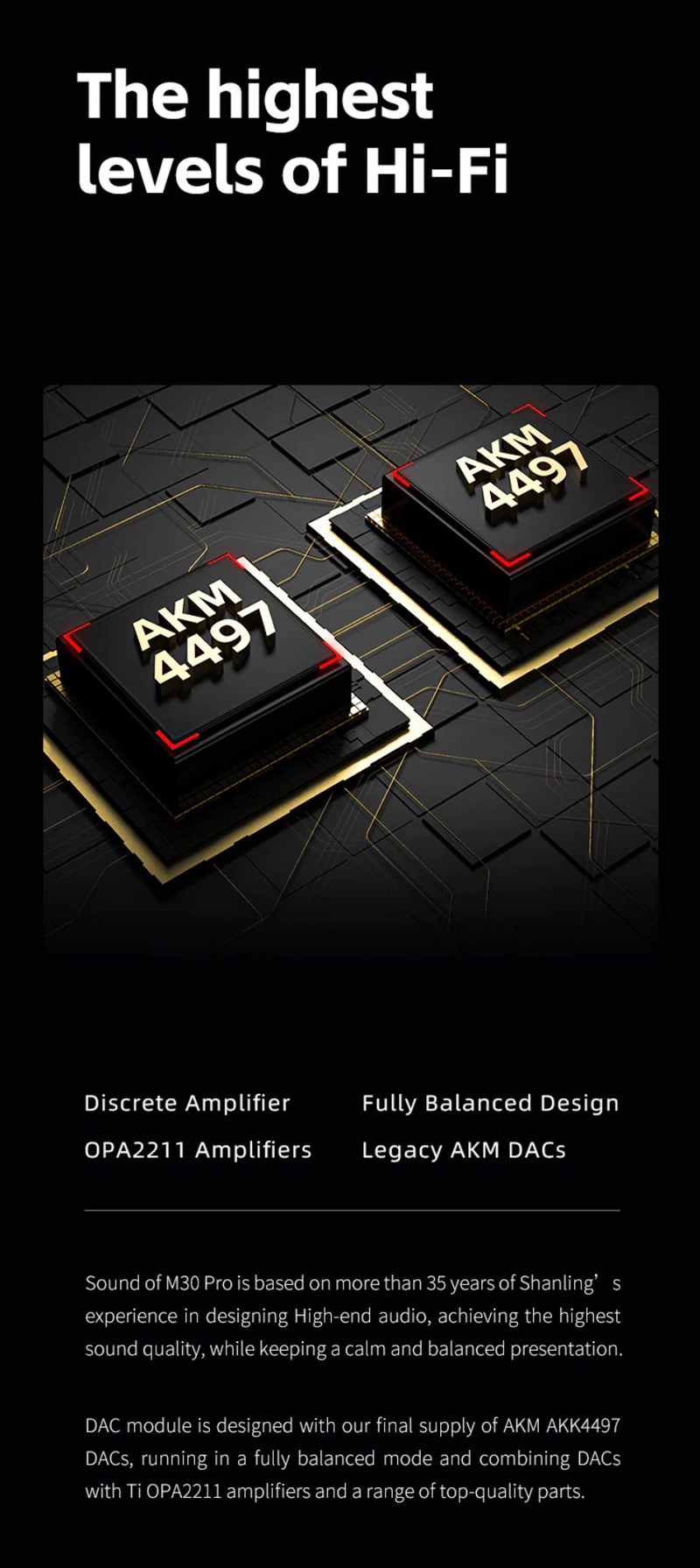 [PreOrder] Shanling M30 PRO Modular Streaming Player DAC+DAP+AMP ทุกอย่างครบจบในเครื่องเดียว ประกันศูนย์ไทย