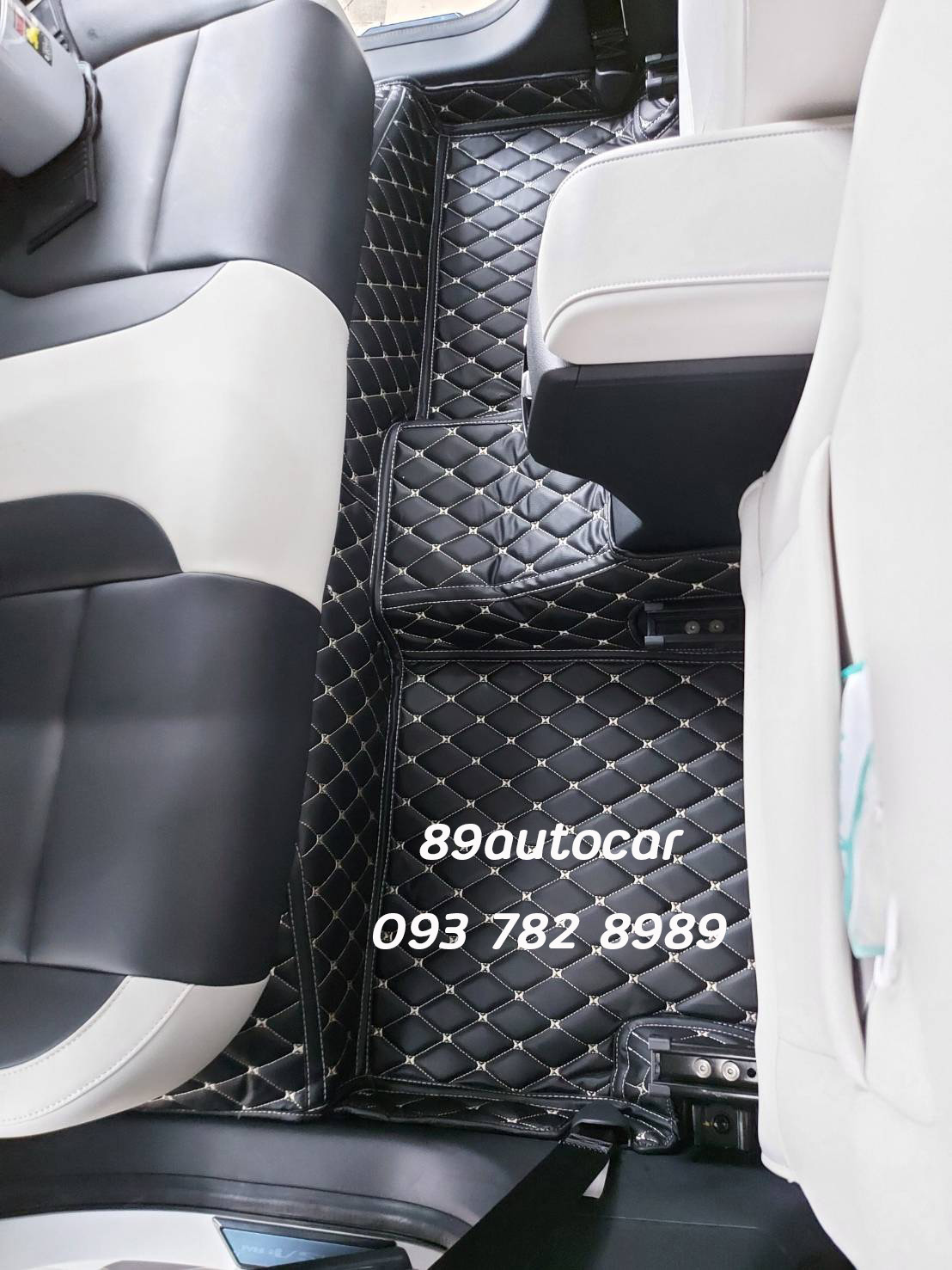 พรมปูพื้นรถยนต์ MG VS HEV 2022 ปูพรม6D สีดำด้ายทอง เต็มคัน รวมซุ้มล้อ