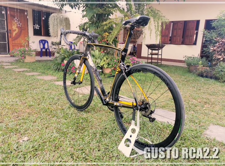 จักรยานเสือหมอบ GUSTO RCA2.1 SE เฟรมคาร์บอน ชุดขับ 22สปีด R7000 ล้อขอบสูงอัลลอยด์ 42มม., Gusto MY2020