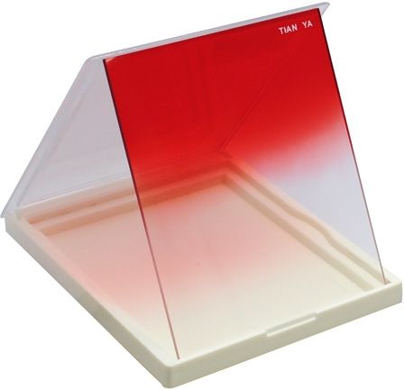 Tianya Gradual Red Filter P size ครึ่งซีก สีแดง ขนาด 83 มม