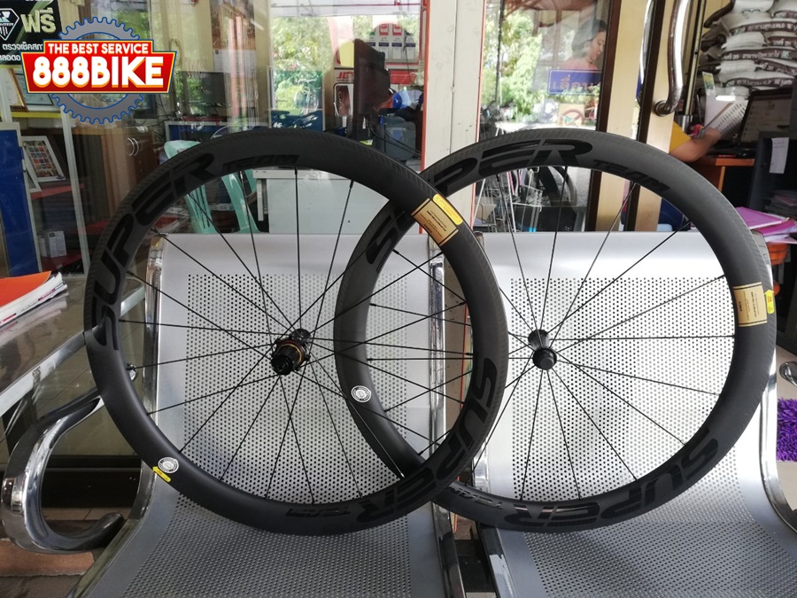 ล้อเสือหมอบ SUPERTEAM Power Curve (Ceramic) CARBON ROADE BIKEขอบสูง 50/50มม., ปี 2021