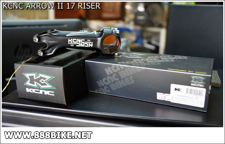 คอแฮนด์อัลลอยด์ KCNC ALLOW II 6061 AL, 110mm-130MM.. 17 Riser,Oversize