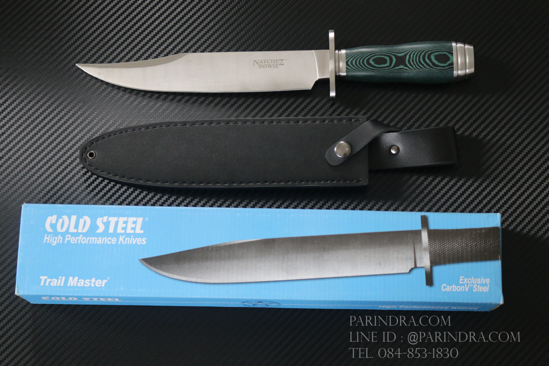 มีดใบตาย COLD STEEL TRAIL MASTER Natchez Bowie (OEM) A+