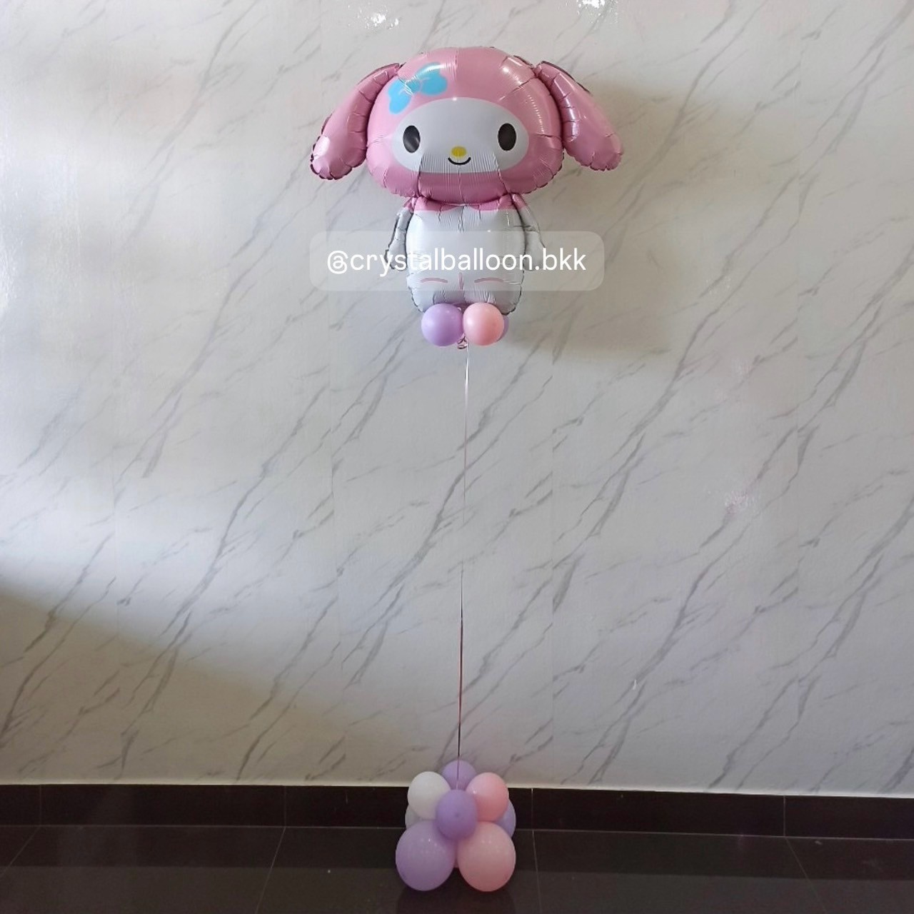 ลูกโป่ง วันเกิดเด็ก ลูกโป่งฟอยล์ มายเมโลดี้ ขนาด 18" 1 ลูก สีชมพู พร้อมตกแต่ง สามารถเปลี่ยนสีลูกโป่ง/เปลี่ยนข้อความ/เปลี่ยนสี-ฟอยล์ตัวเลข/เปลี่ยนฟอยล์ตกแต่งได้