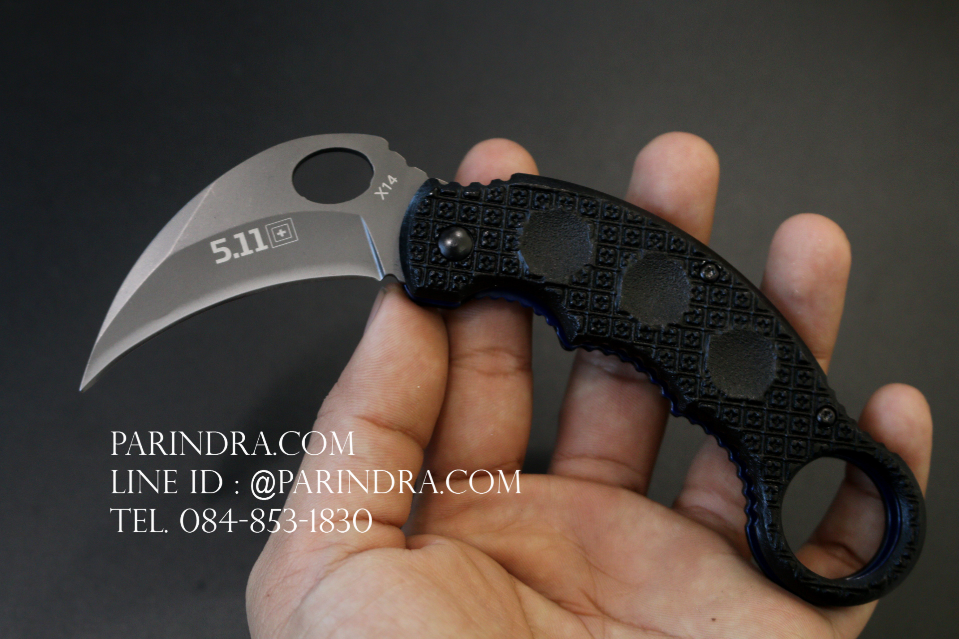มีดพับคารัมบิต (Karambit) 5.11 TARANI KNIFE รุ่น X11 (OEM) ใบเรียบ