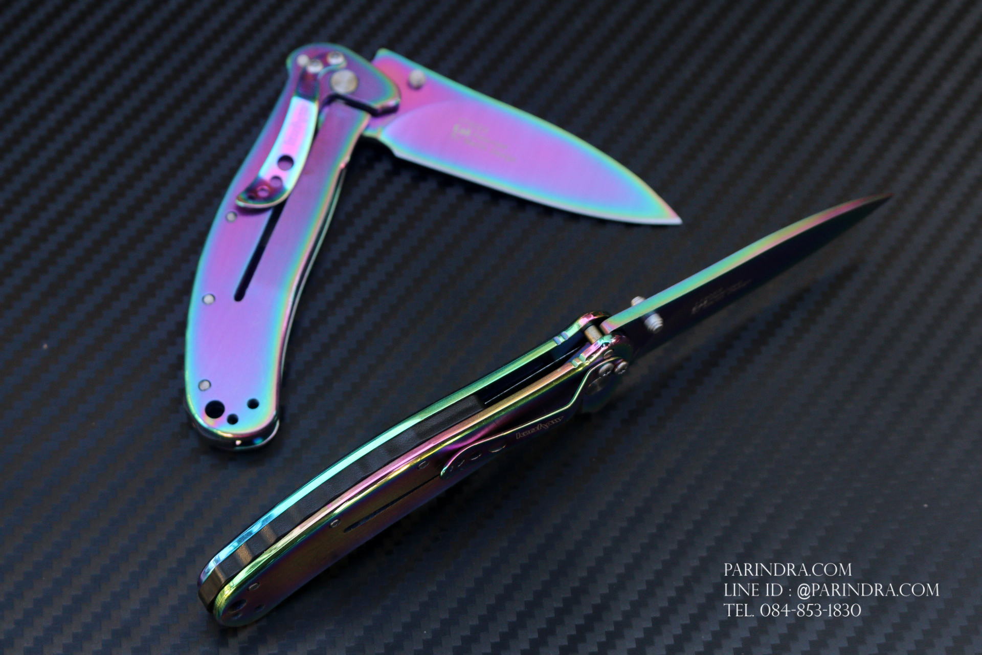 มีดพับขนาดเล็ก Kershaw Rainbow โลหะทั้งชิ้น (OEM)