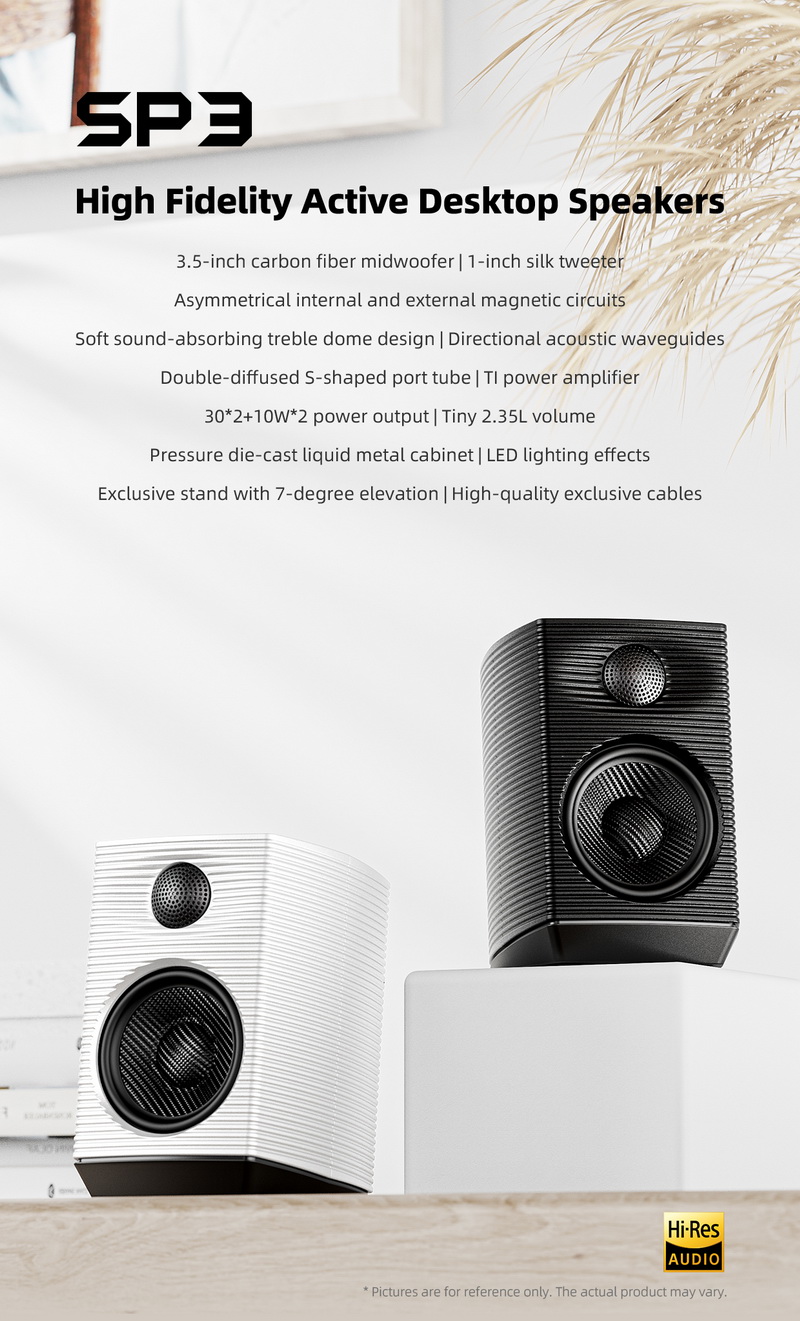 FiiO SP3 สุดยอดลำโพง Active Speakers ระดับ High Fidelity รองรับ Hi-Res ประกันศูนย์ไทย