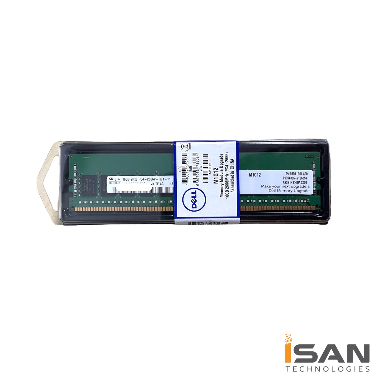 M1G12, 0M1G12 Dell 16-GB 2666MHz PC4-21300 CL19 Memory