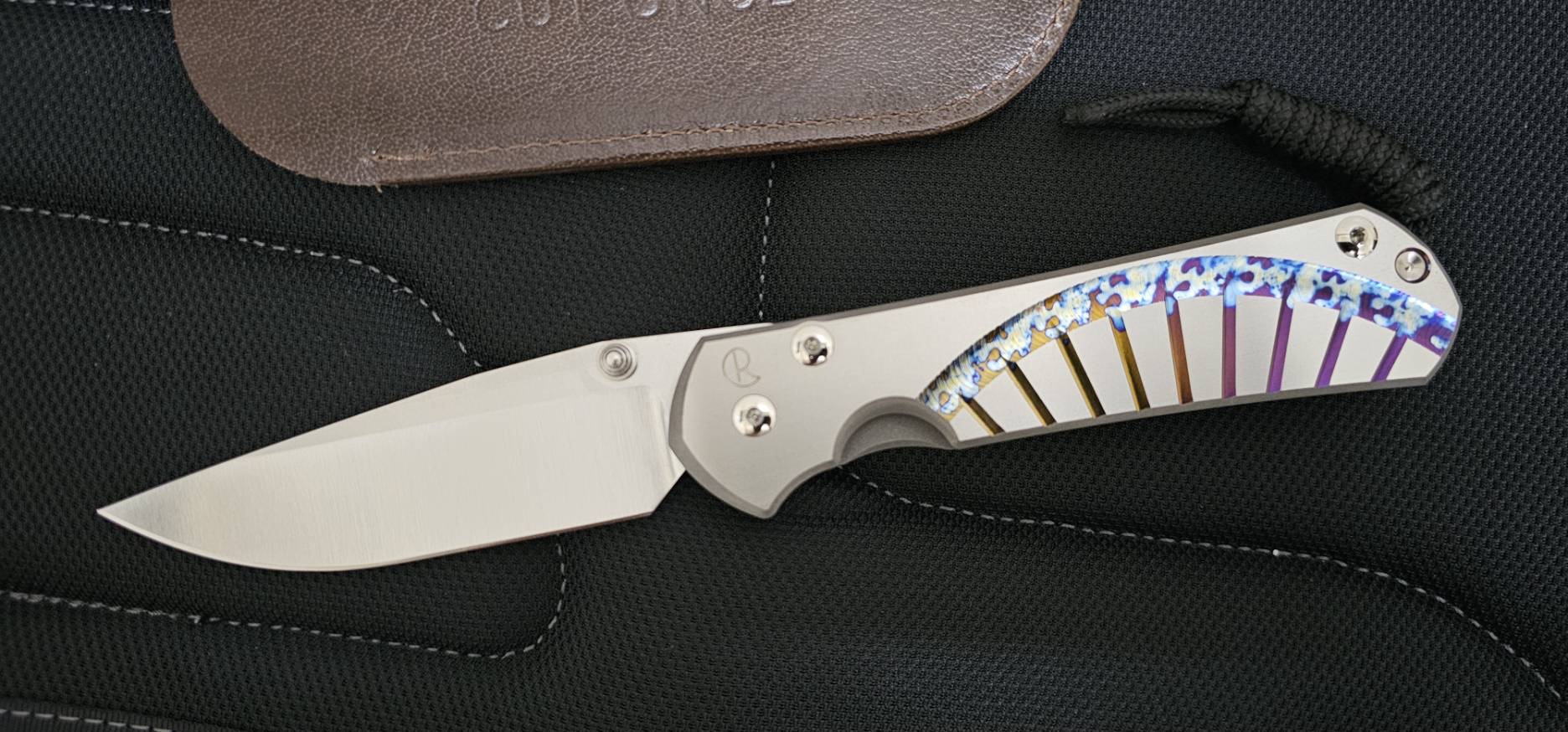 Chris Reeve Knives Large Sebenza 31 Unique Graphic Drop Point MagnaCut
