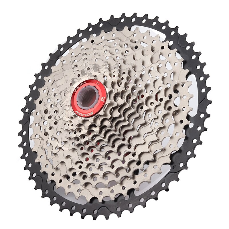BOLANY Bicycle Ebike Parts 12 Speed Cassette 11-50T Sprockets Wide Ratio MTB Mountain Bike Freewheel Compatible With Shimano HG