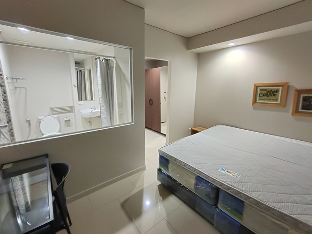 ให้เช่าคอนโด ฟ้าโดม ตึก B 63 ตรม.2 ห้องนอน วิวสวน เฟอร์ครบ มีเครื่องซักผ้า ใกล้ ม.ธรรมศาสตร์รังสิต