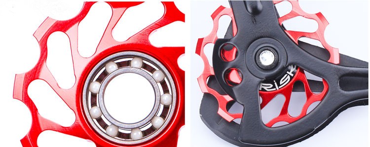 ลูกรอกตีนผี ลูกกลิ้งตีนผีหลัง RISK CERAMIC BEARING JOCKY WHEEL
