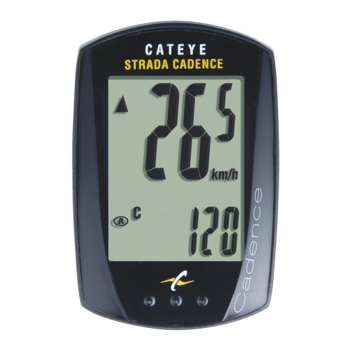 CATEYE ไมล์ STRADA รุ่นวัดรอบขา CC-RD200, สีดำ(ได้เฉพาะไมล์)