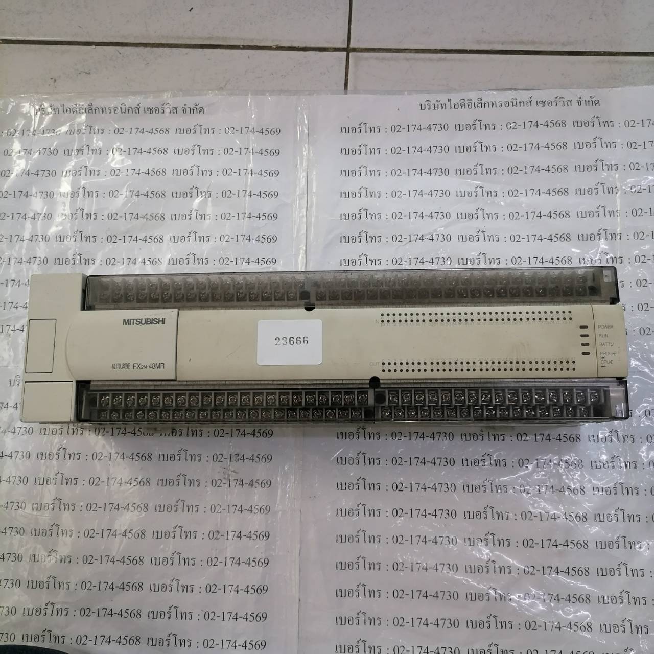 PLC “ MITSUBISHI ” รุ่น FX2N-128MR-ES-UL