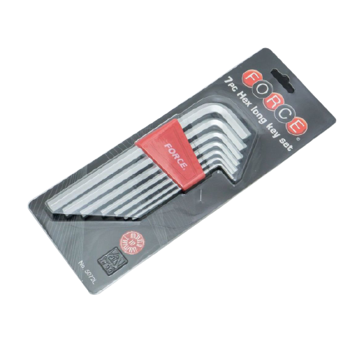 ชุดประแจ หกเหลี่ยม แบบยาว (7ชิ้น) ฟอร์ซ (FORCE) Pn.5072L